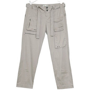 Johnny Was Pete & Greta Cargo Pants, Size 10, Tan